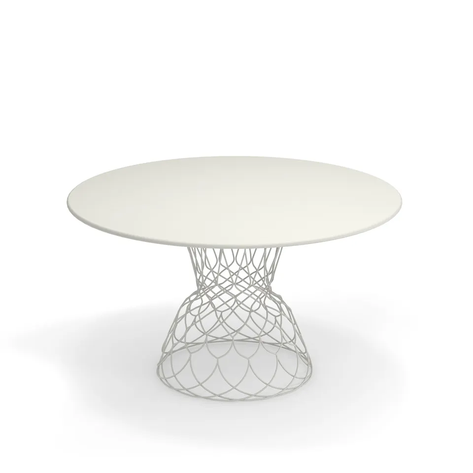 Re-Trouvé Round Table Ø130, Matt White