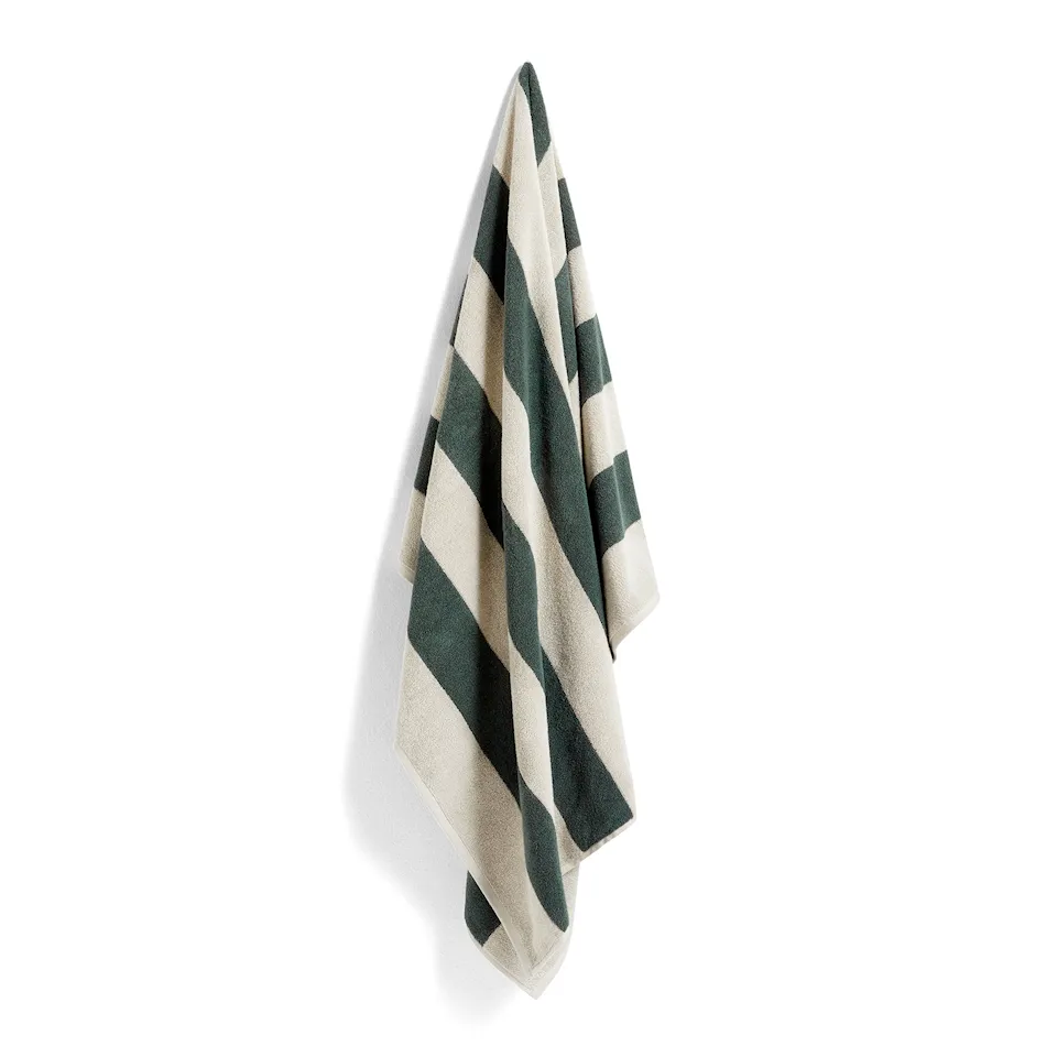 Terry Stripe badehåndkle 100 x 150 cm