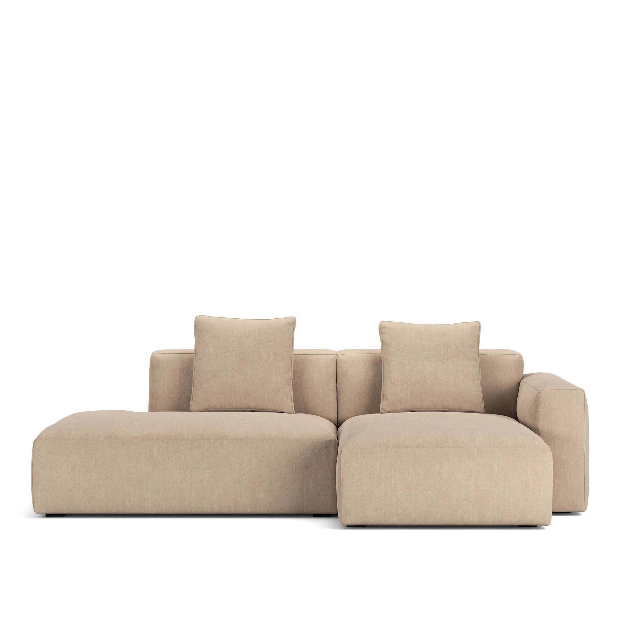 Brick 2-seters sofa sjeselong åpen ende venstre - 10