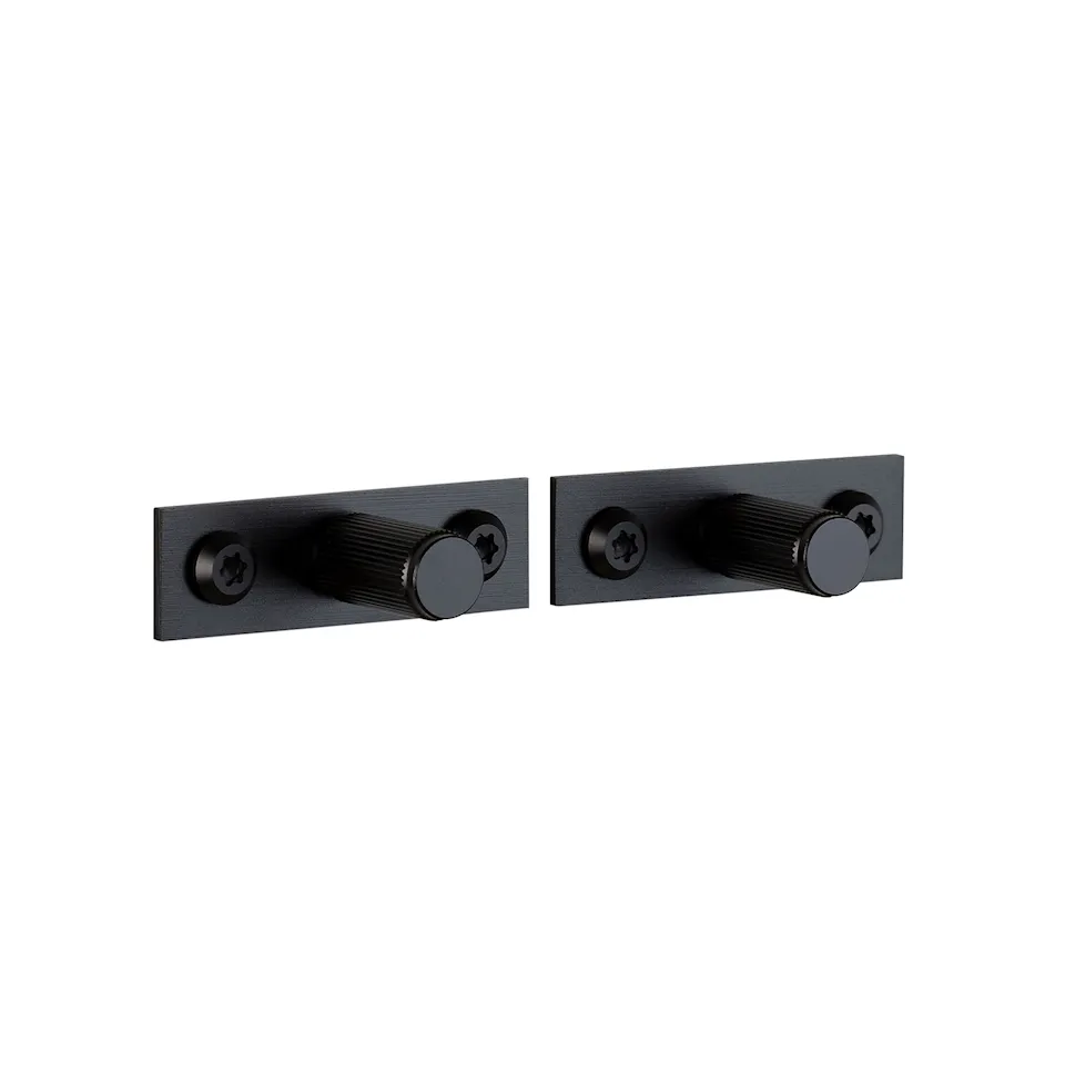 Furniture Knob Plate Linear 2-pak