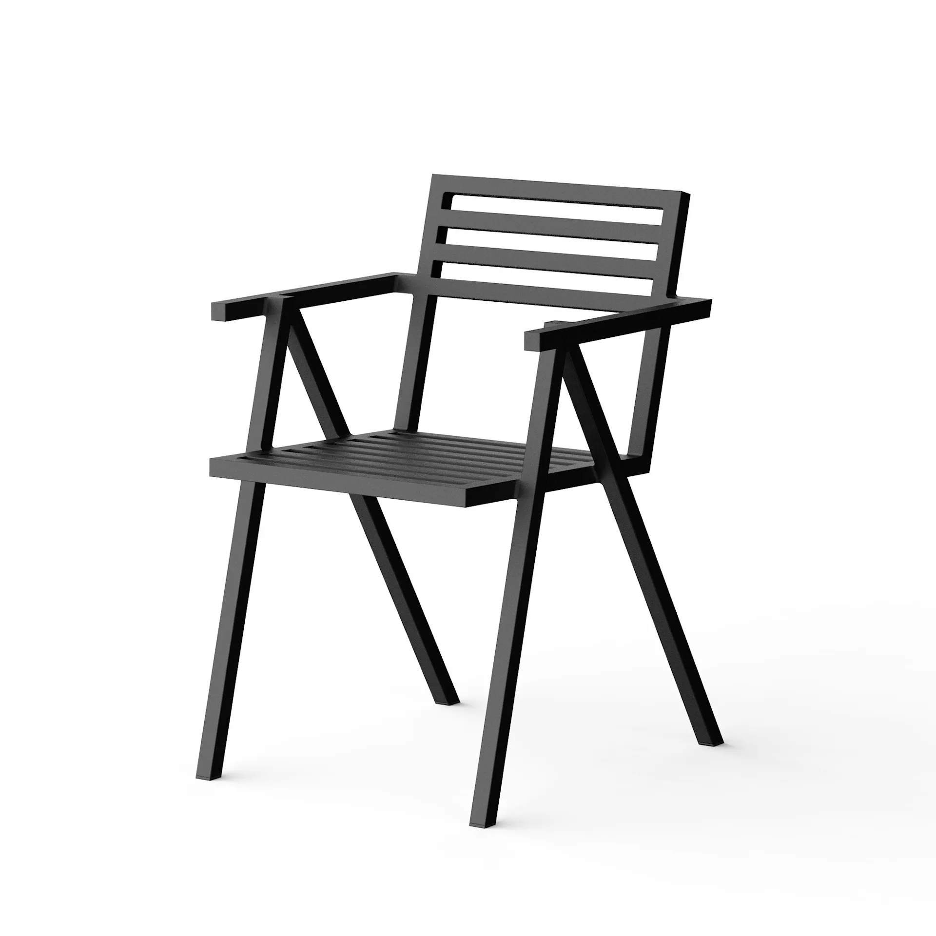 19 Outdoors Stacking Arm Chair Set of 2 - NINE - NO GA