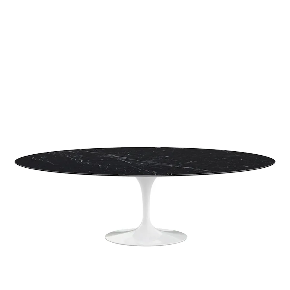 Saarinen Oval spisebord 244 cm White