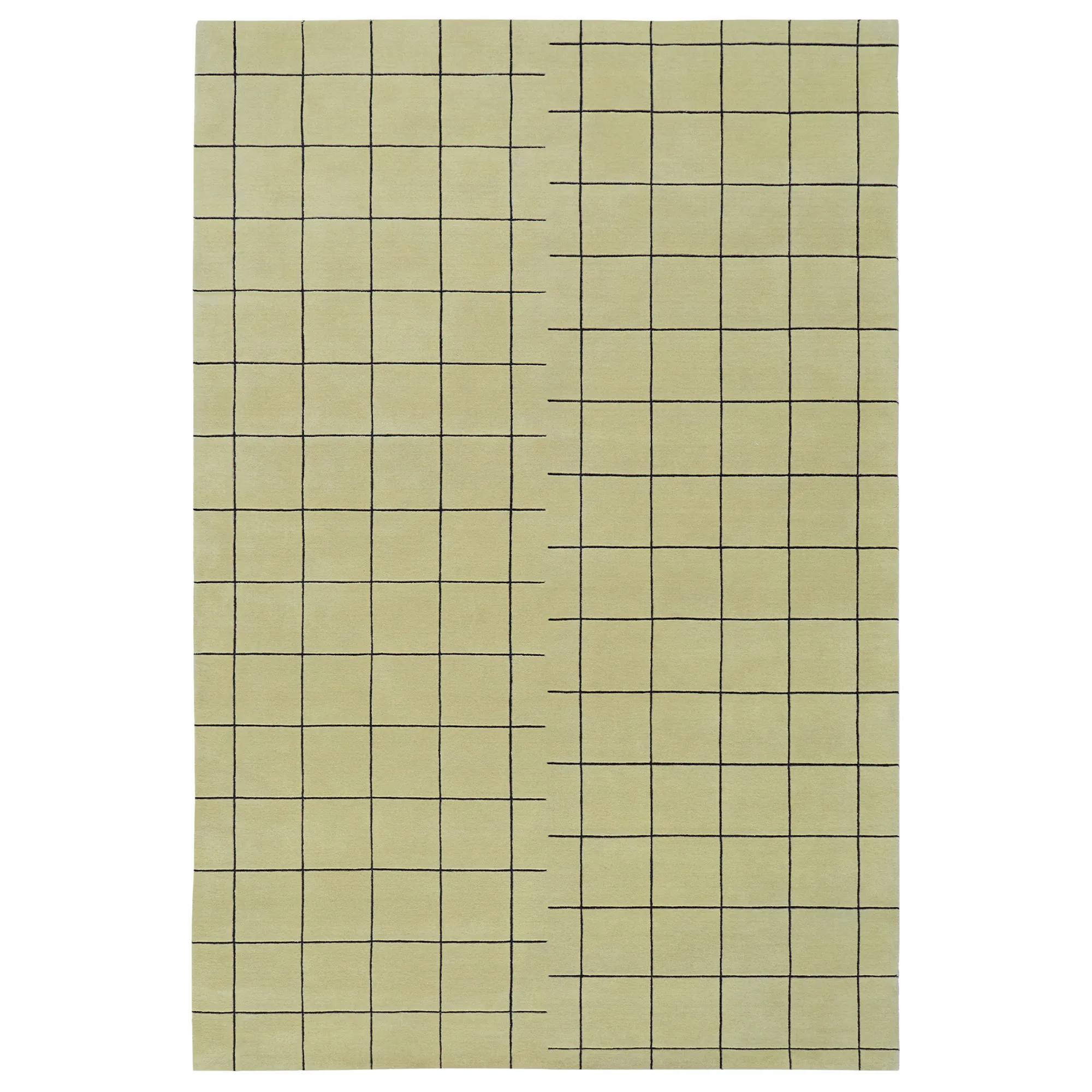 Grid Pistachio/Black ullteppe - 1