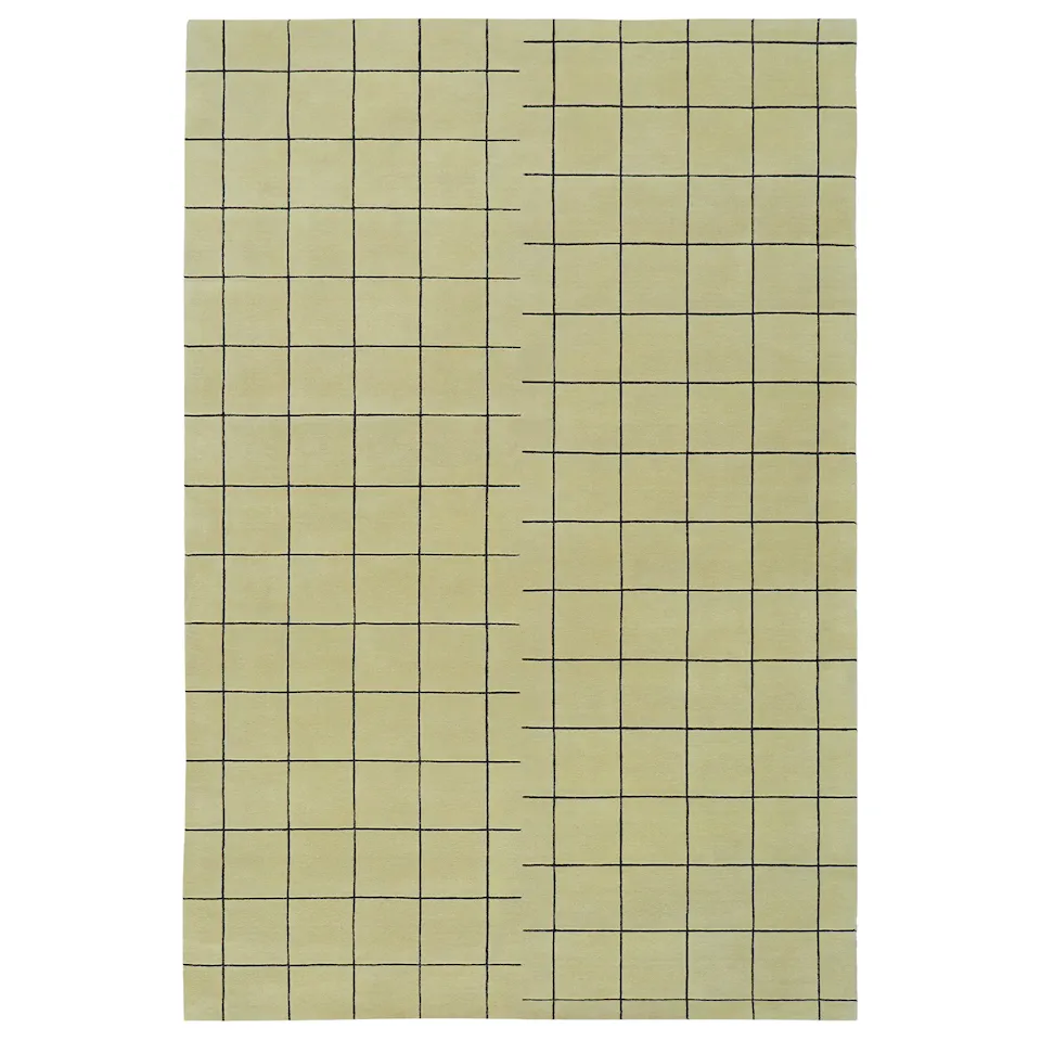 Grid Pistachio/Black ullteppe