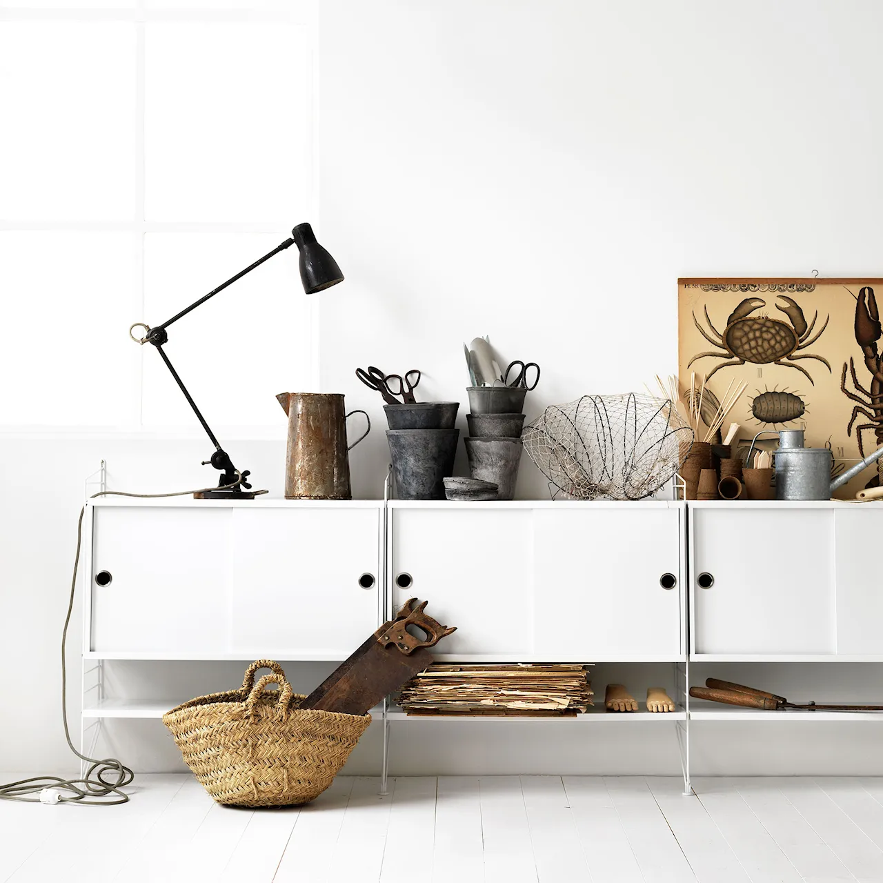 Skap med skyvedører 78x30cm valnøtt