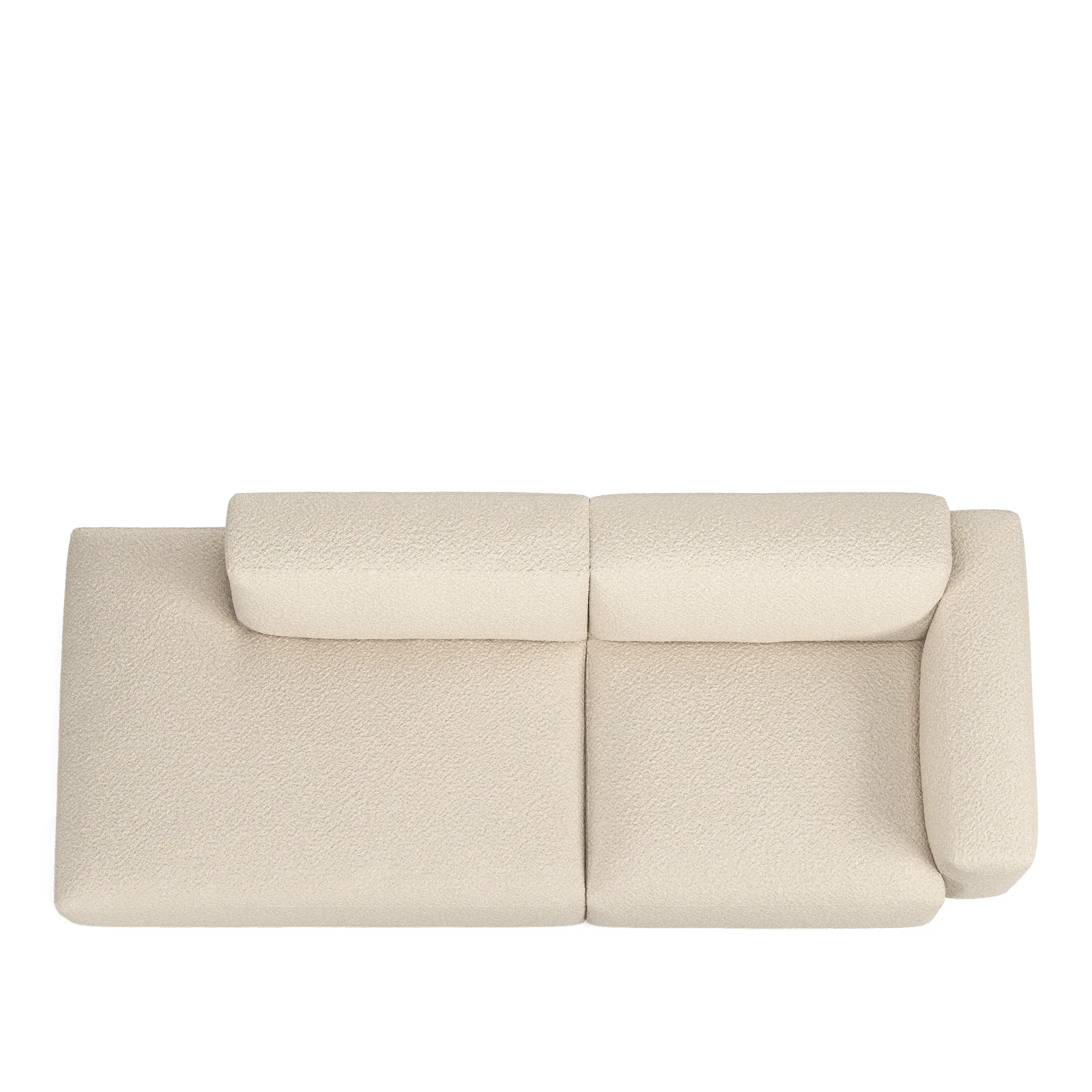 Brick 2-seters sofa åpen ende venstre - 8