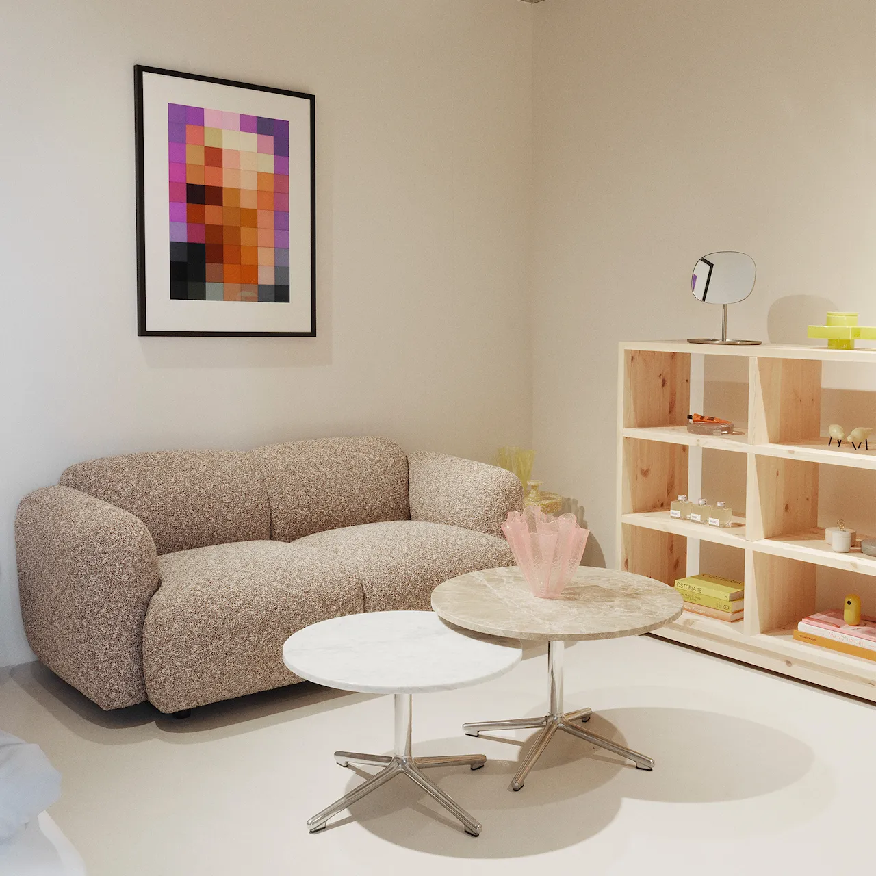 Plank Bookcase High - Pine