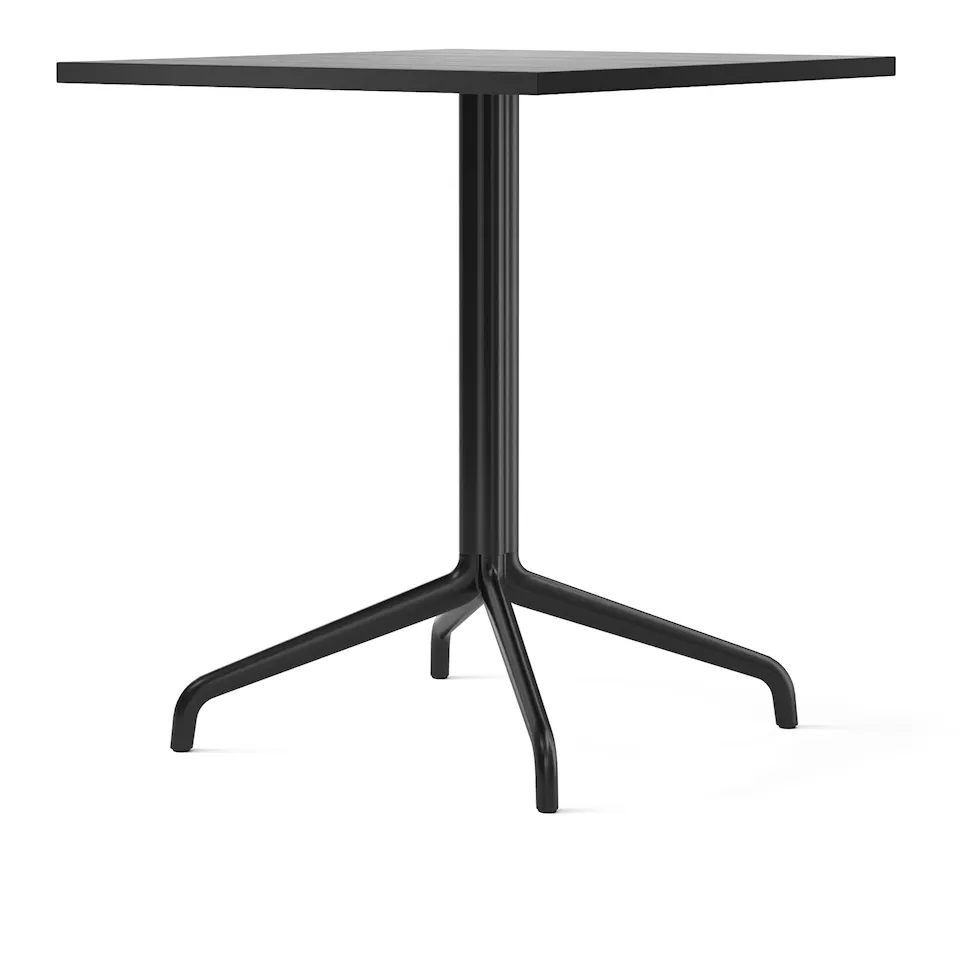 Harbour Column Dining Table 4-star - Black/Black Oak - 70x60 cm