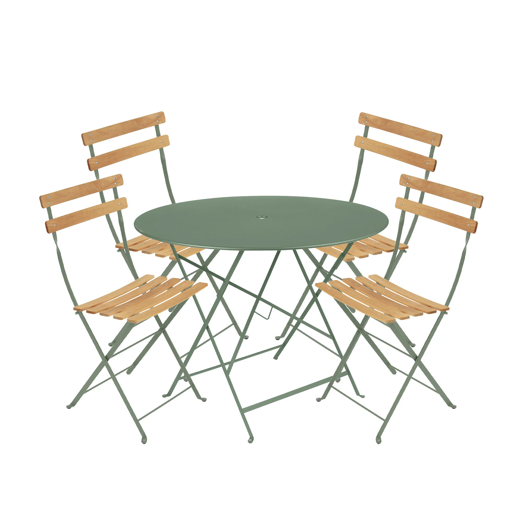 Bistro spisegruppe Ø96cm & 4 tre stoler - 1