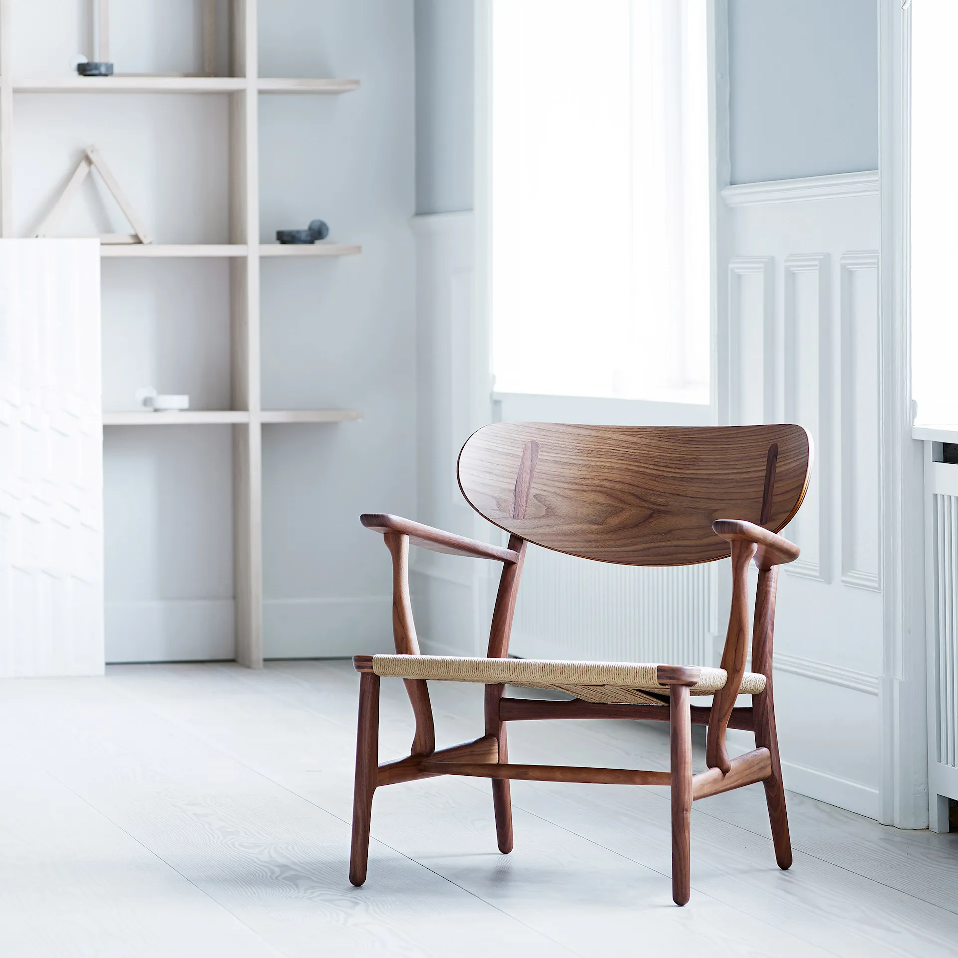 CH22 - Eik/Naturlig flettet papirsnor - Carl Hansen - Hans J. Wegner - NO GA