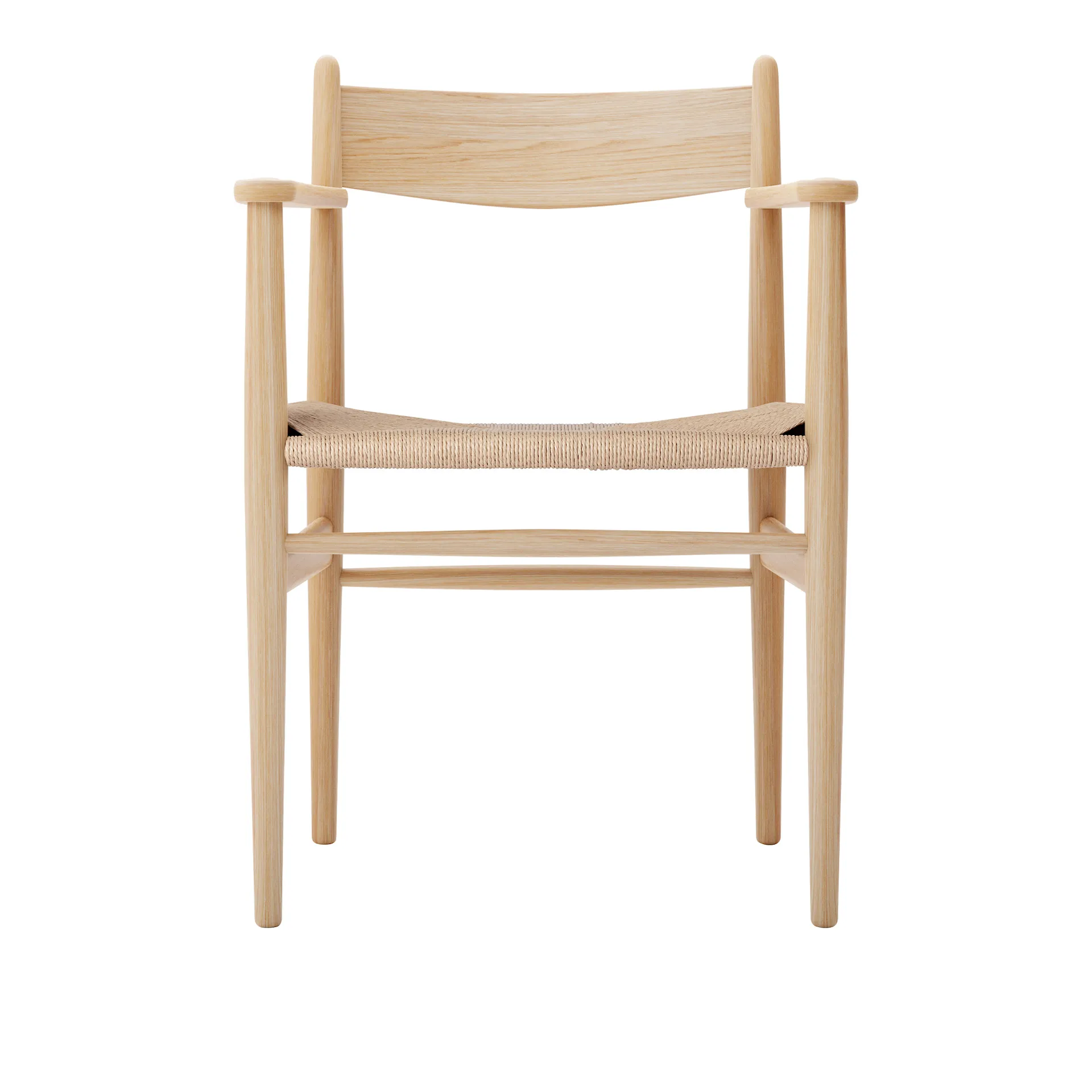 CH37 - Eik/naturfarget flettet papirledning - Carl Hansen - Hans J. Wegner - NO GA