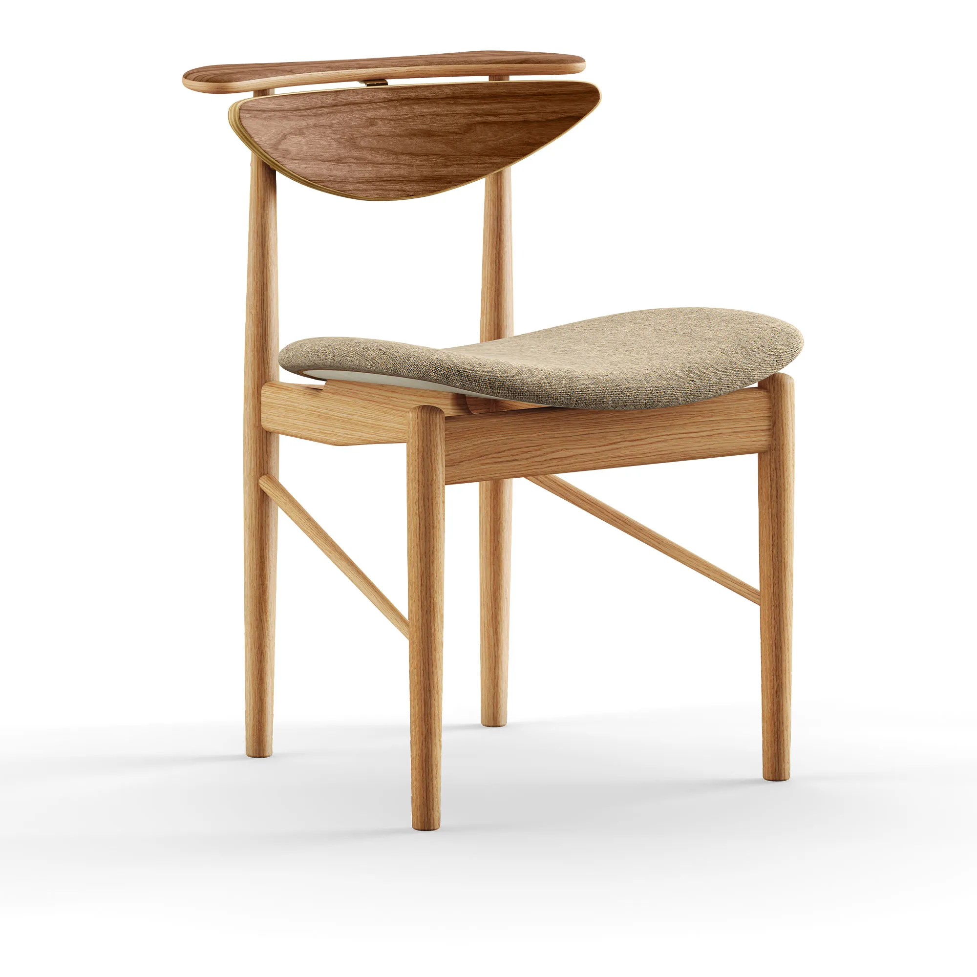Reading stol Dark oiled Oak/Walnut - 1