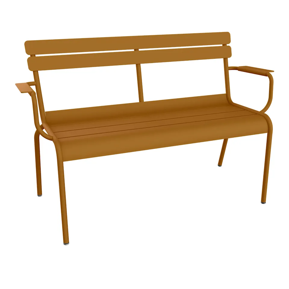 Luxembourg 2-Seater Garden Bench, Gingerbread