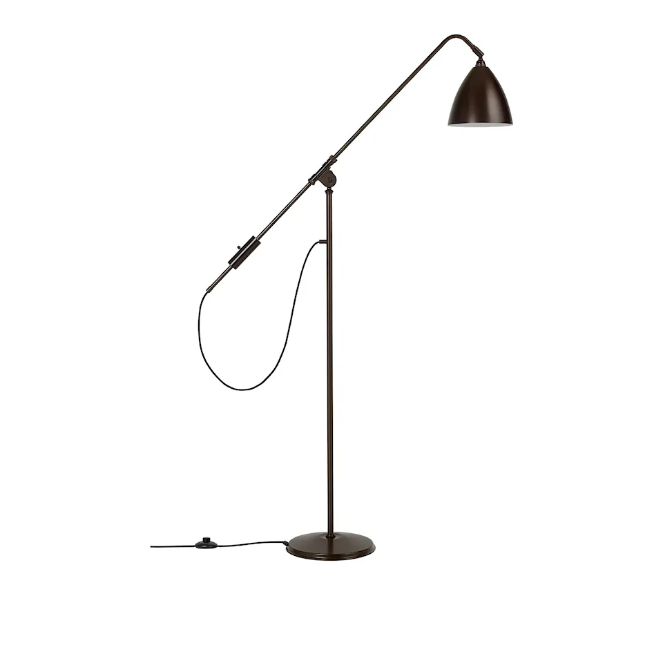 Bestlite BL4 gulvlampe svart messing