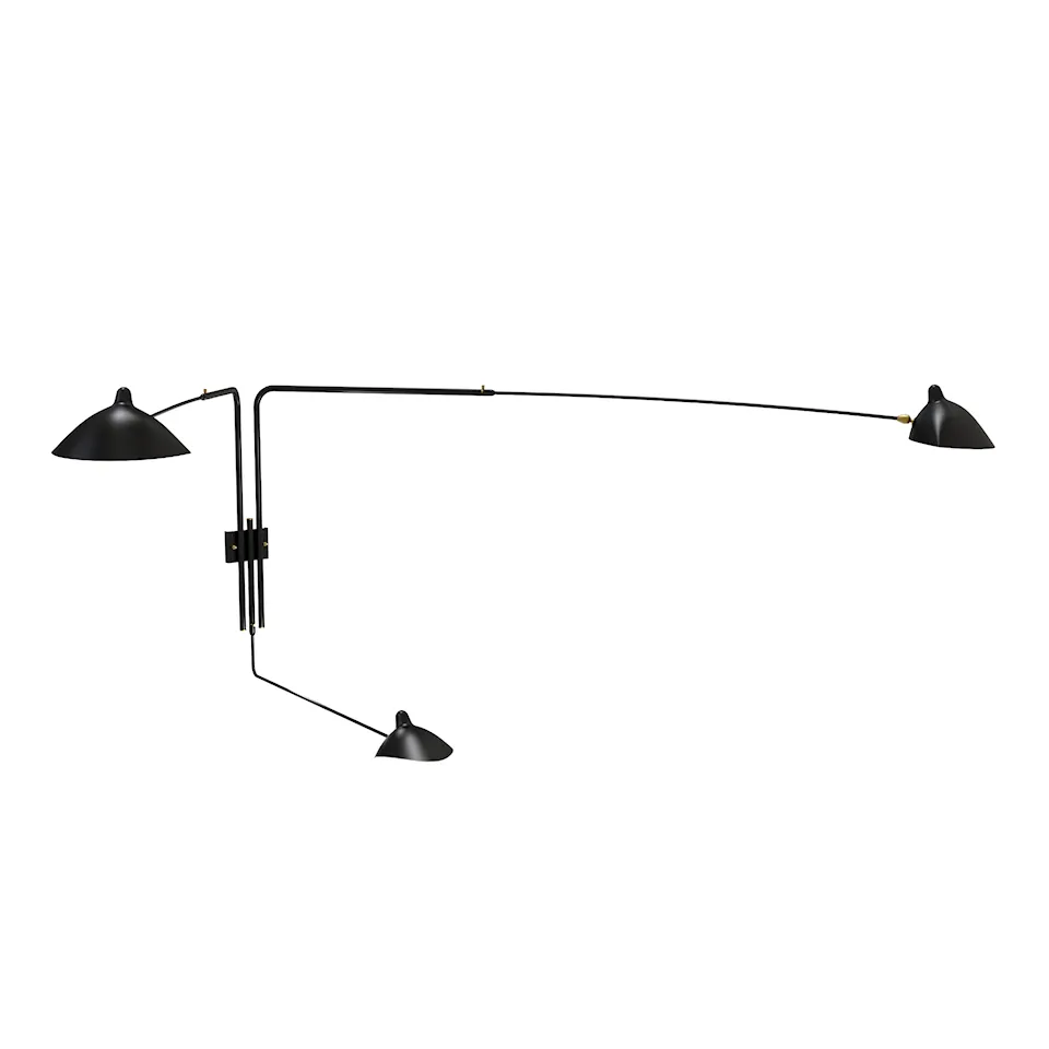 Rotating Arms vegglampe