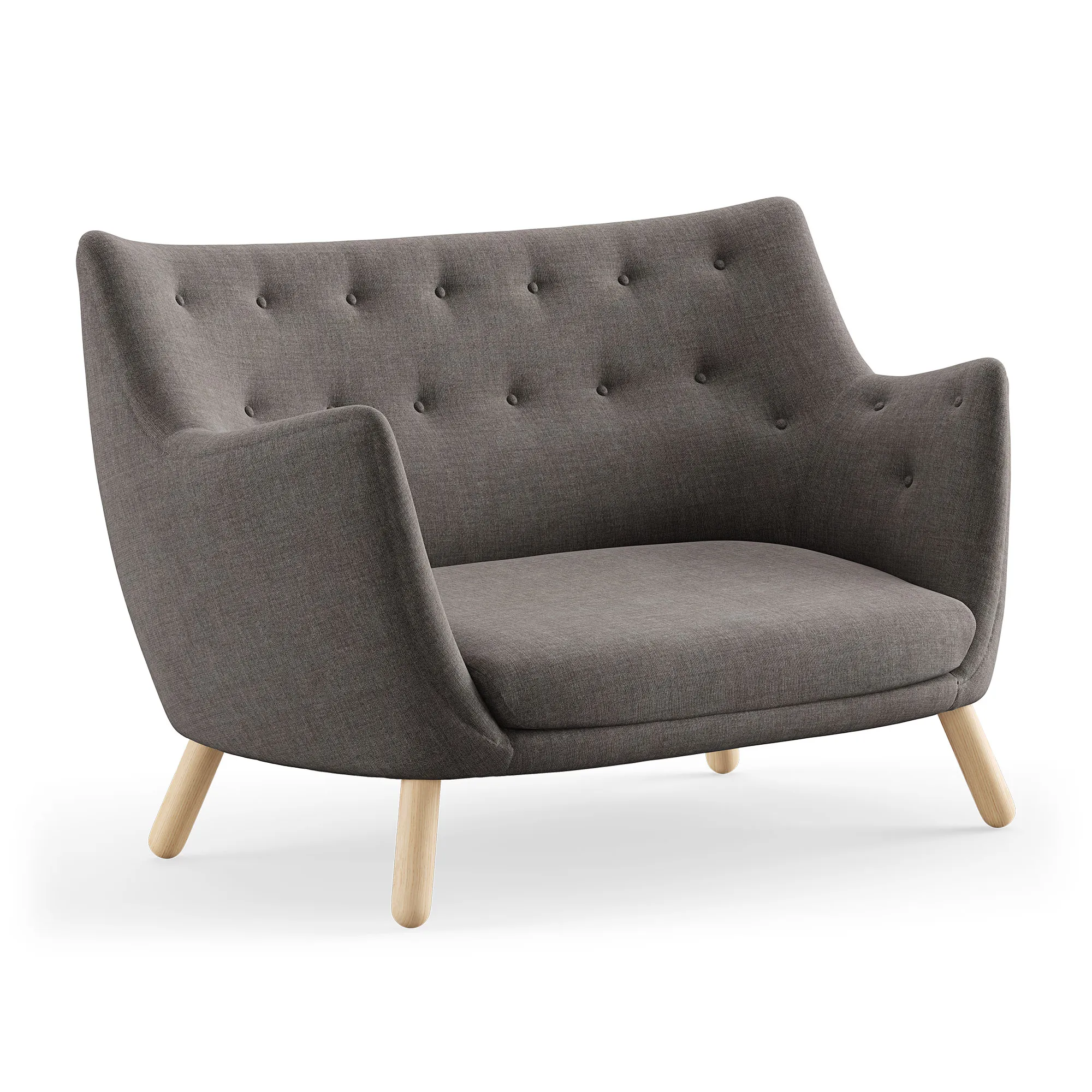 Poet sofa Light oiled oak - 1