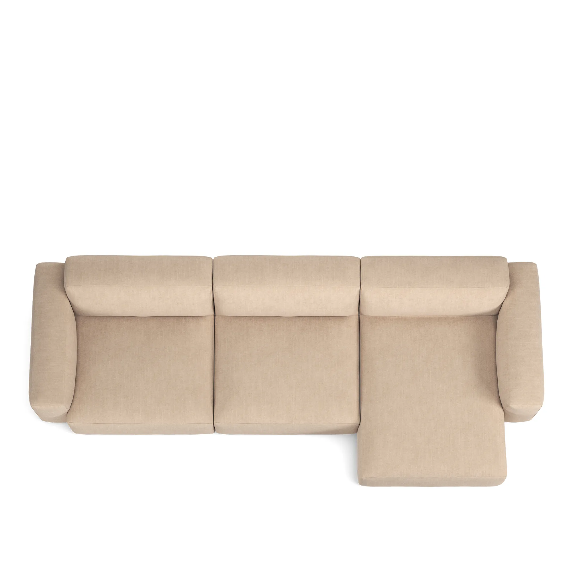 Brick 3-seters sofa sjeselong høyre - 8