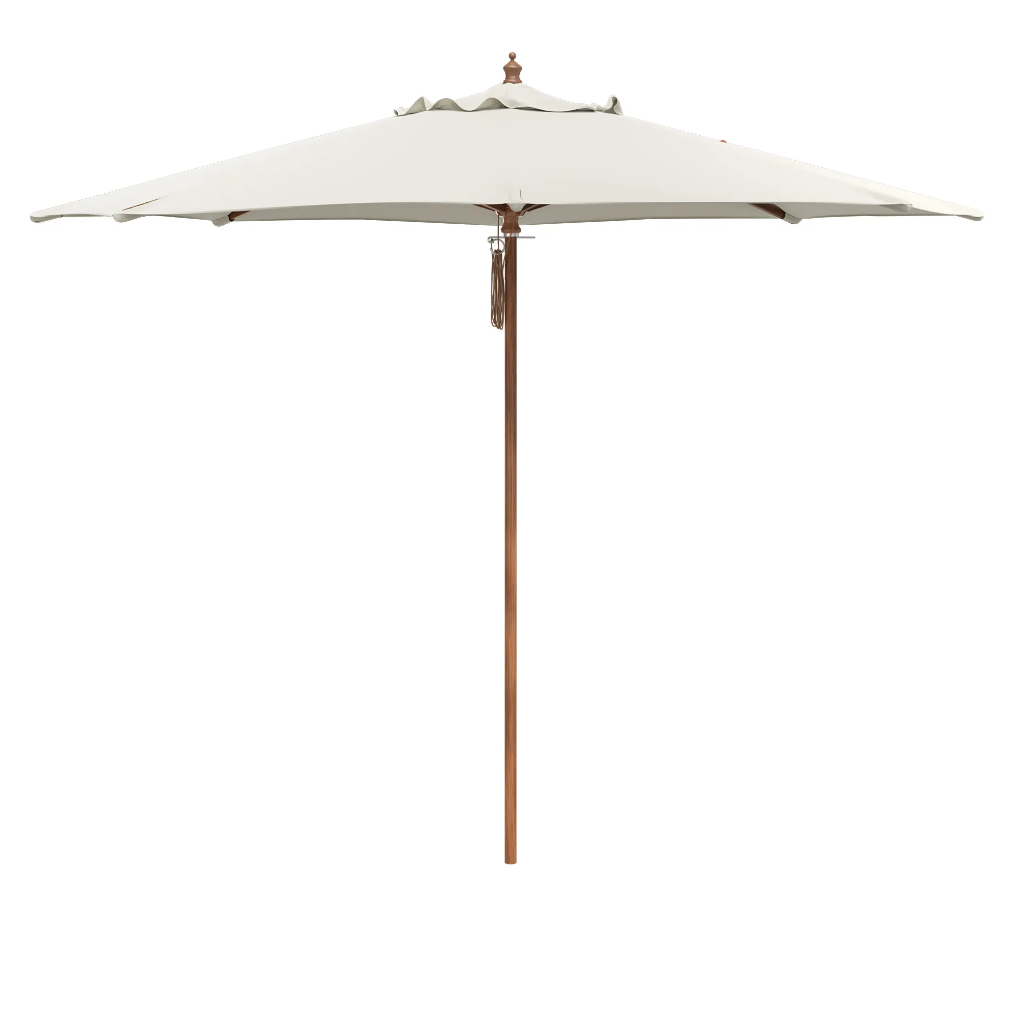 Messina Hvit parasoll Ø300 cm - 1