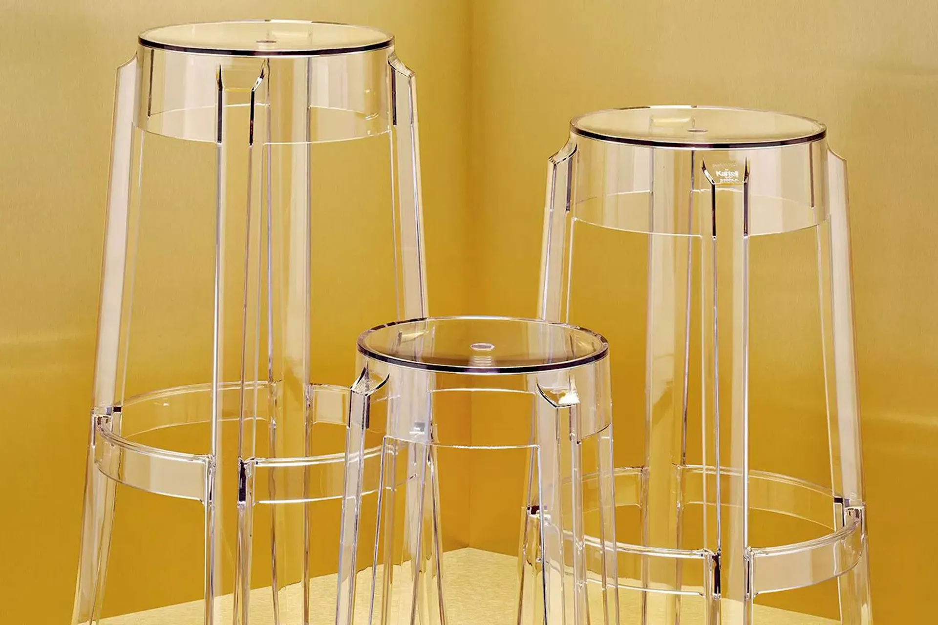 Charles Ghost Stool - Kartell - Philippe Starck - NO GA