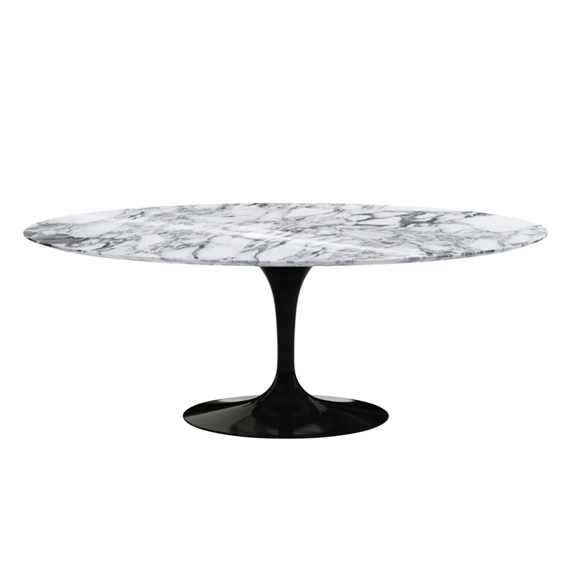 Saarinen Oval spisebord 198 cm Black - 1