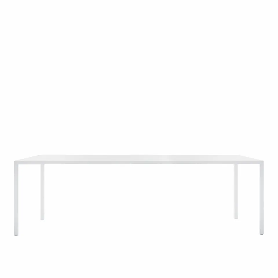 Tense Standard Table, 120x280, Solid Surface White, Solid Surface White 3mm