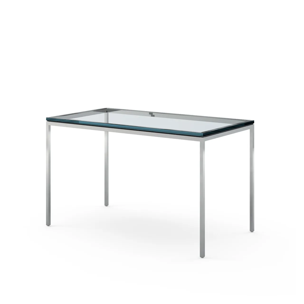 Florence Knoll High Table, Rektangulär, 122 x 66 cm, skiva i Svart Marquina marmor