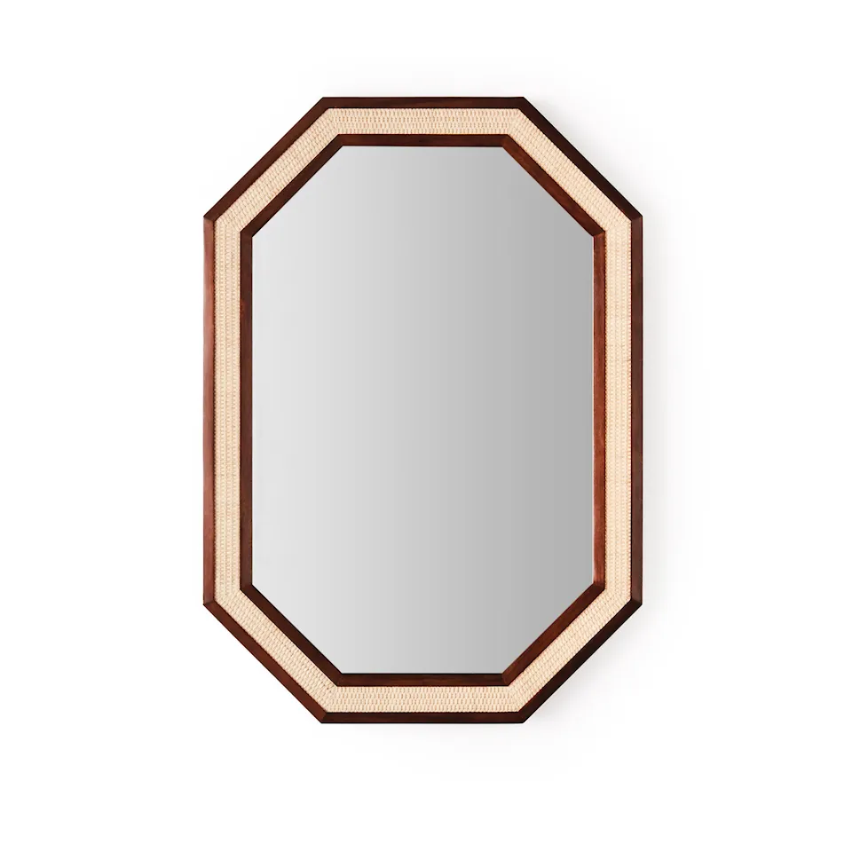 Rattan Mirror Small