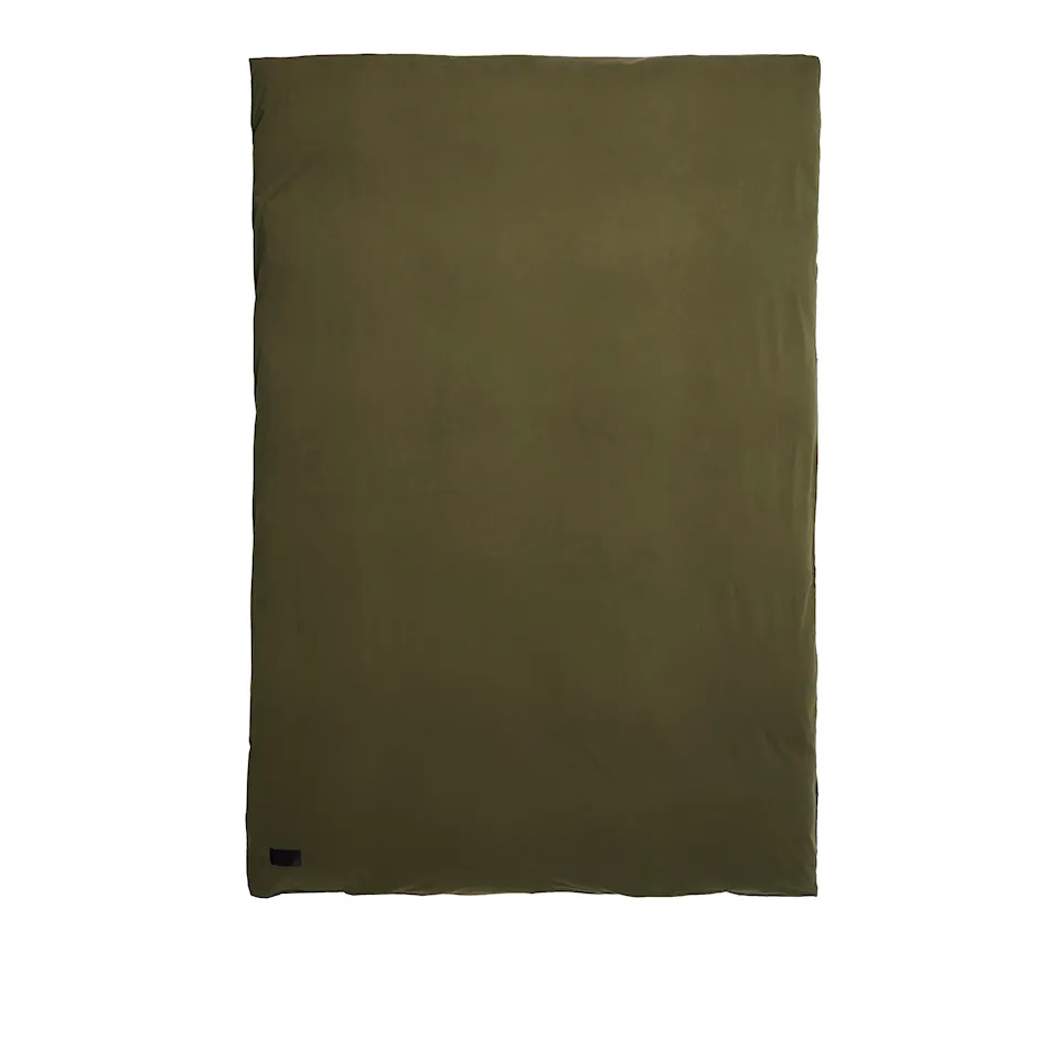 Nude Duvet Cover Jersey - Washed Army Green 220 x 220 cm