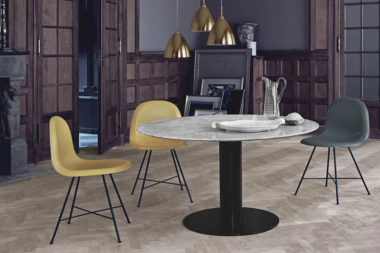 3D Dining Chair Center Base - Ikke polstret