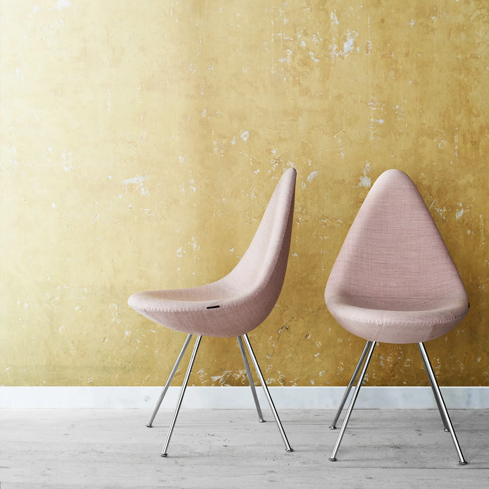 3110 Droppen stol fulltrukket - Fritz Hansen - Arne Jacobsen - NO GA