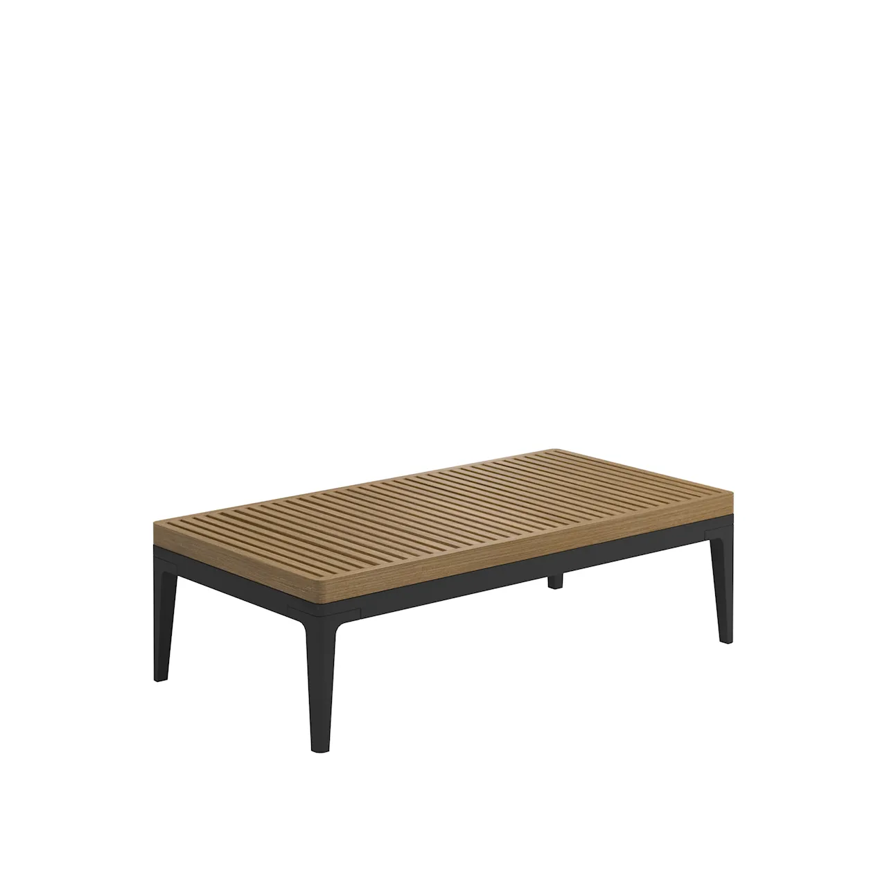 Grid Small Coffee Table, Frame Meteor, Nero Ceramic Top