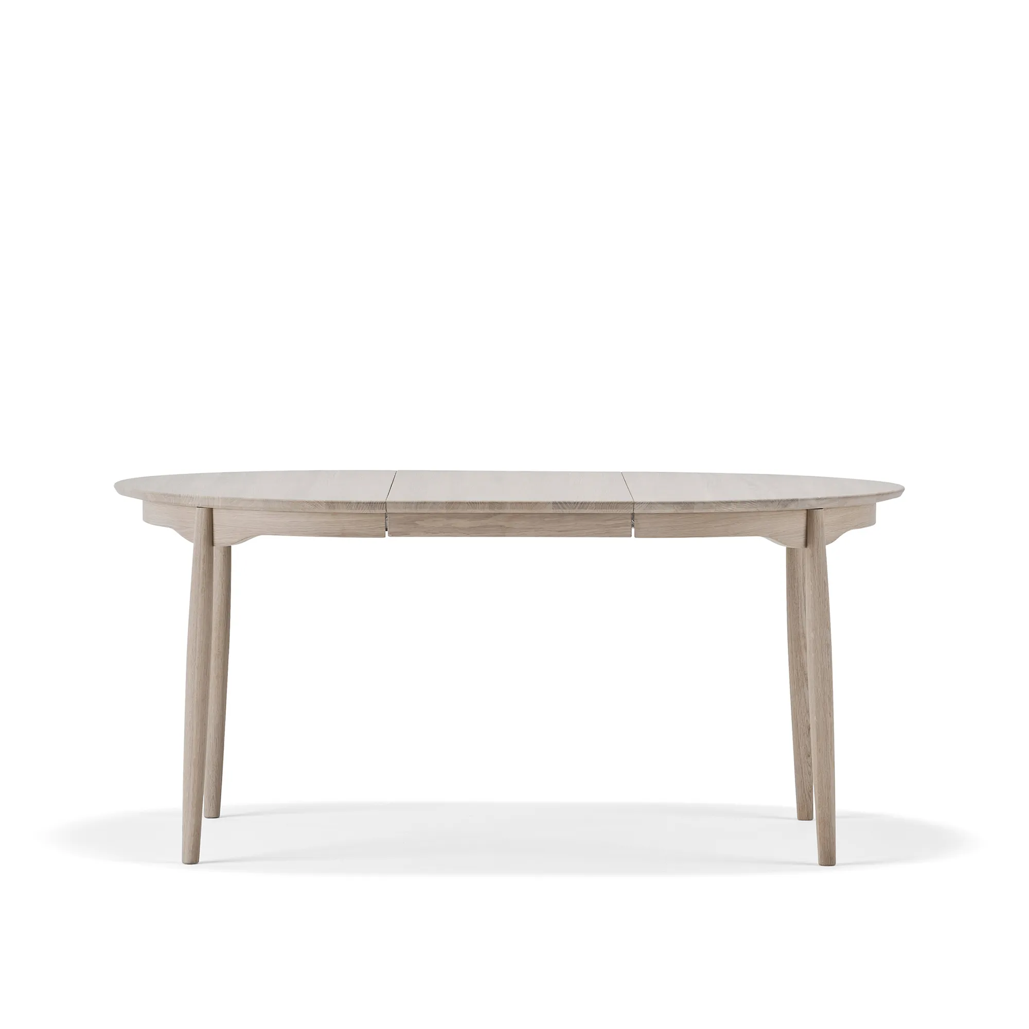 Carl spisebord Ø115 cm med ileggsplate - 1