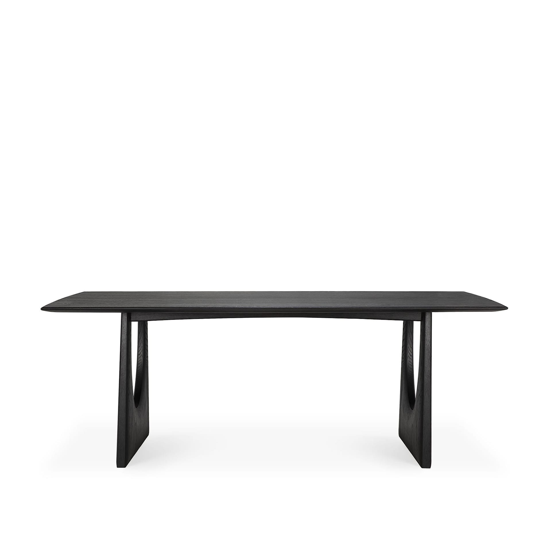 Kjøp Geometric Dining Table Black Oak fra Ethnicraft | Nordiska Galleriet