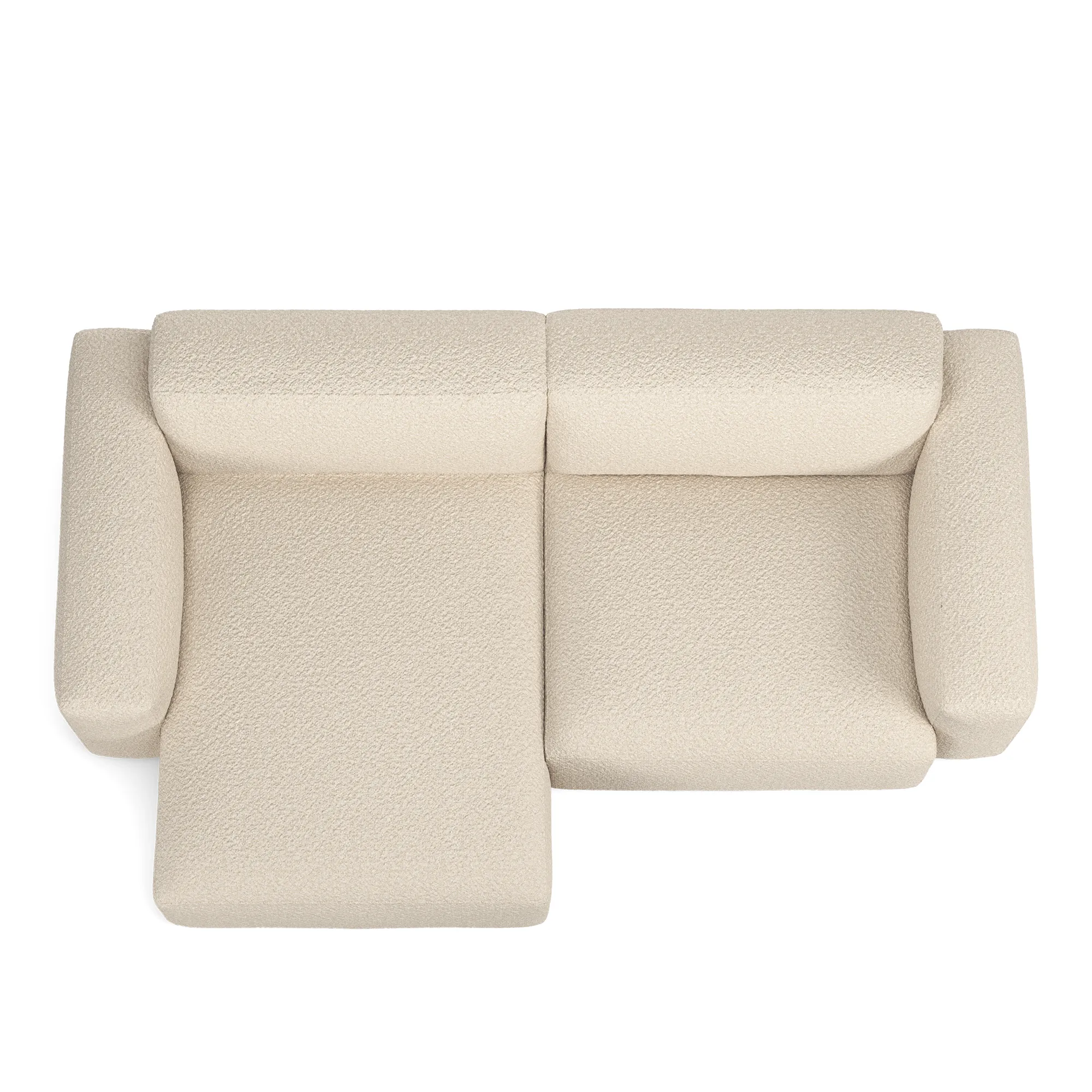 Brick 2-seters sofa sjeselong venstre - 8
