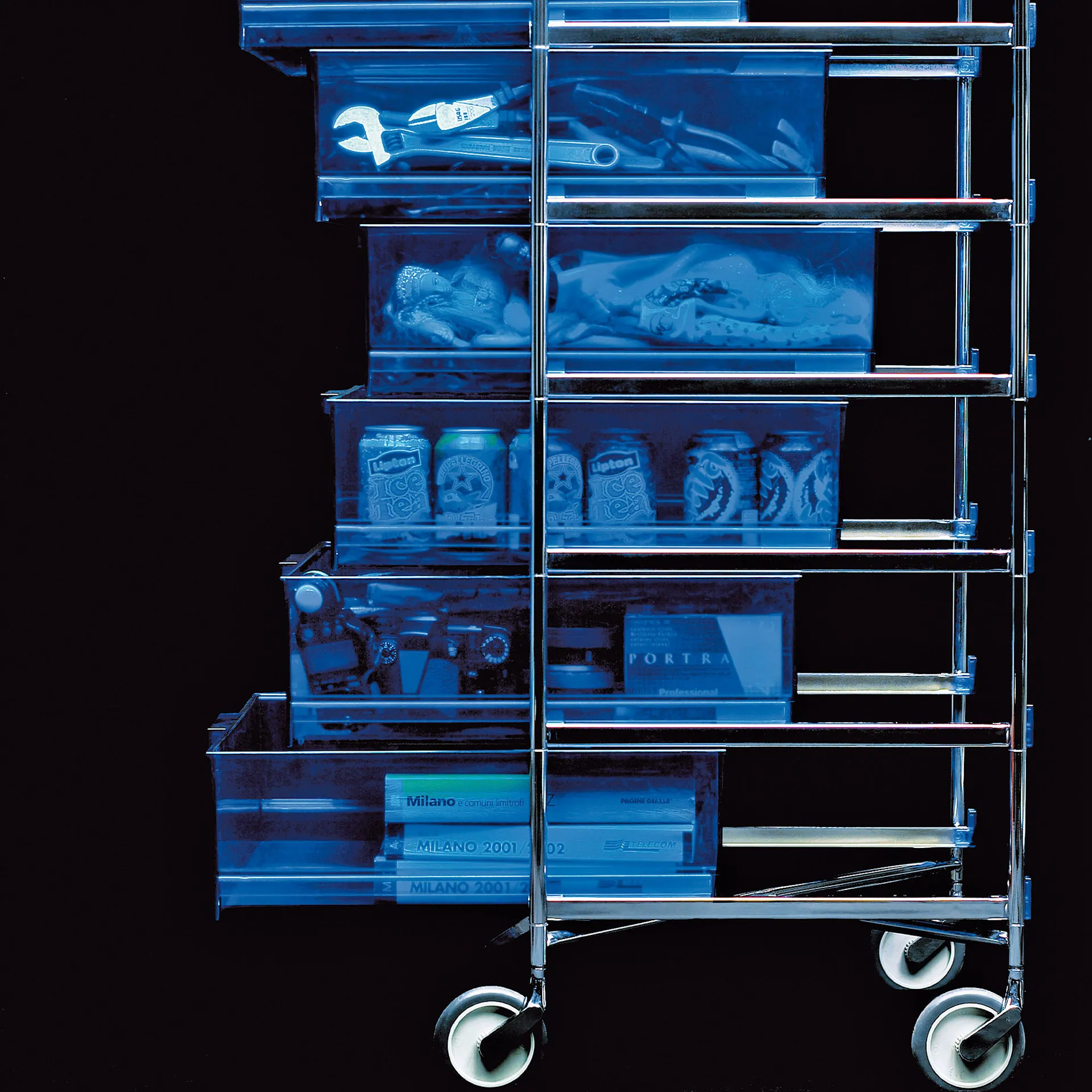 Mobil 6 Drawers with Wheels - Kartell - NO GA