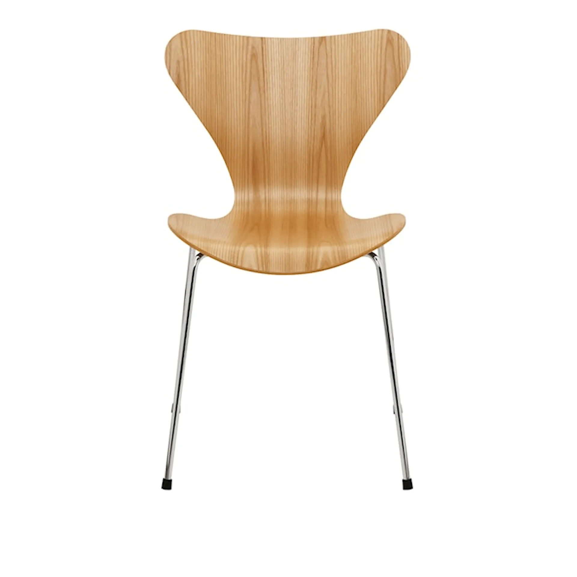 Series 7 stol 3107 trefiner stålram krom - Fritz Hansen - Arne Jacobsen - NO GA