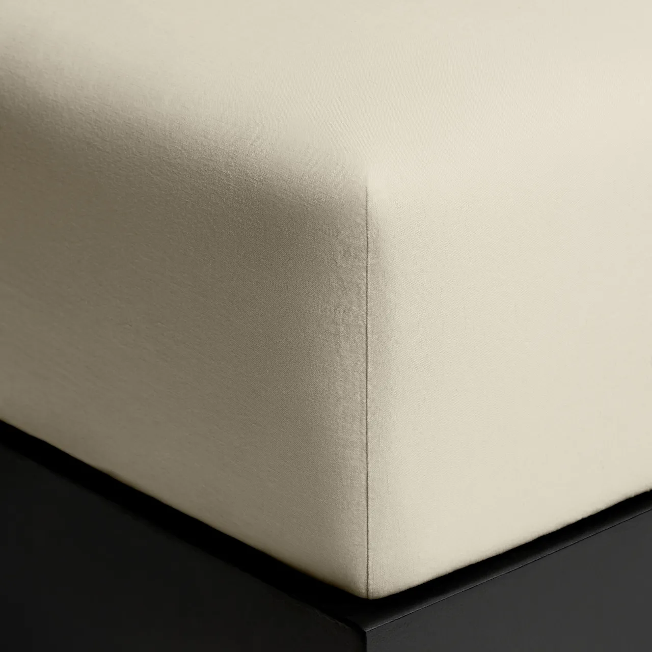 Linen Blend Pale Sand laken
