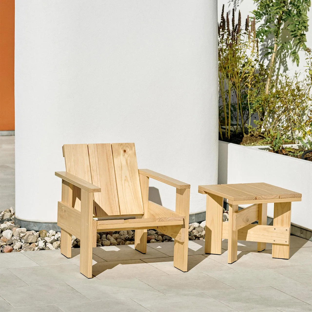 Crate Lounge Chair / London Fog