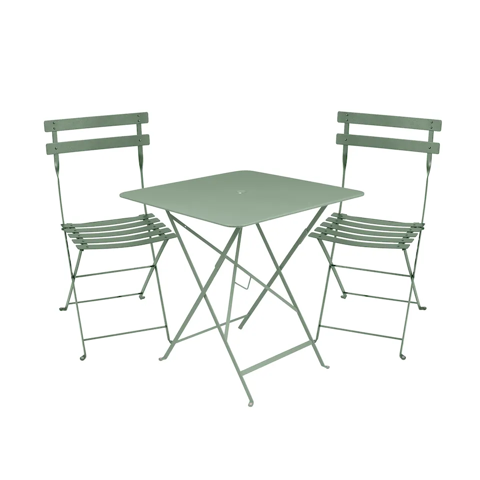 Bistro spisebord 71 cm og 2 stoler