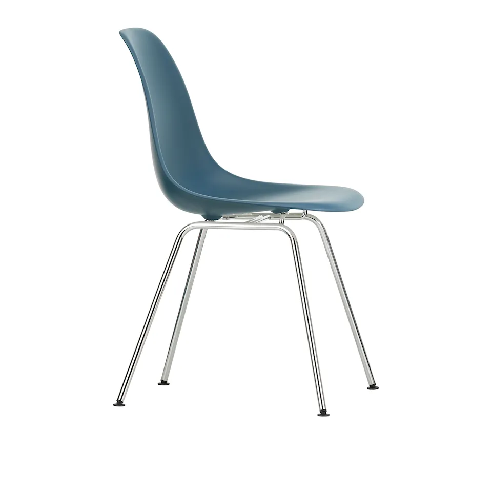 Eames Plastic Chair DSX - 83 Sea Blue - Chrome Base