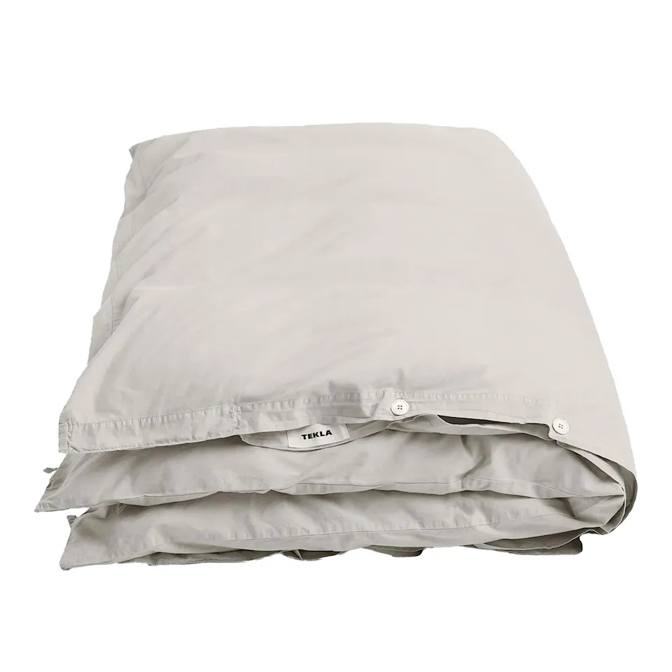 Percale Solid Soft Grey dynetrekk