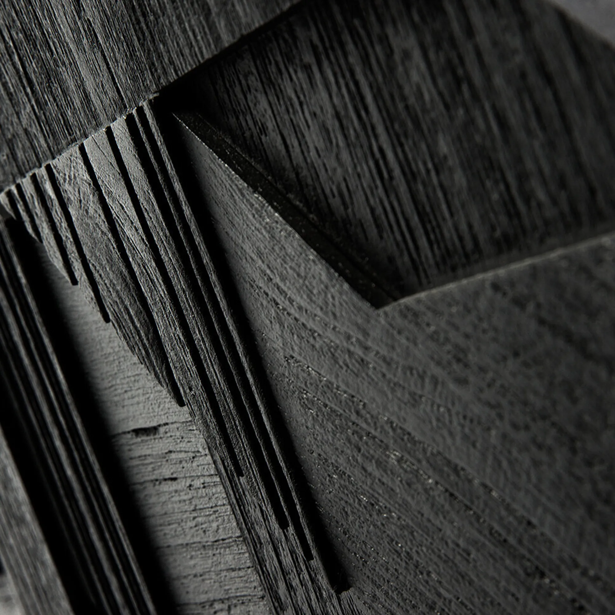 Teak Graphic Black Sideboard - 6