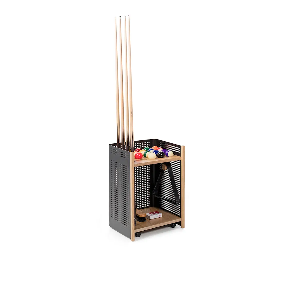 Mou Indoor Floor Cue Rack Oak