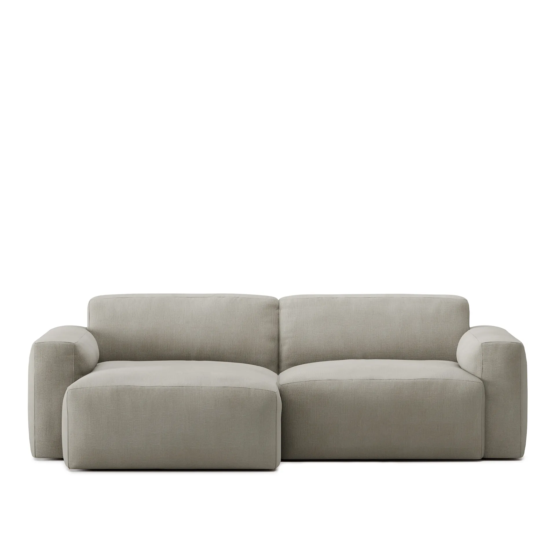 Brick 2-Seater Chaise Lounge Left - NO GA - NO GA