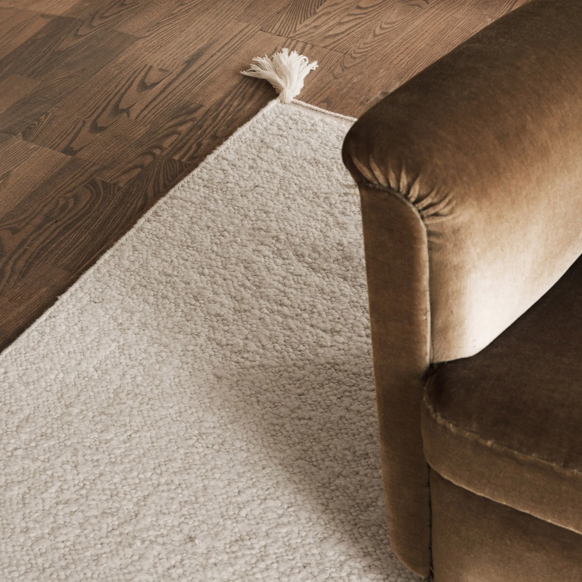 Boucle Cream ullteppe - 5