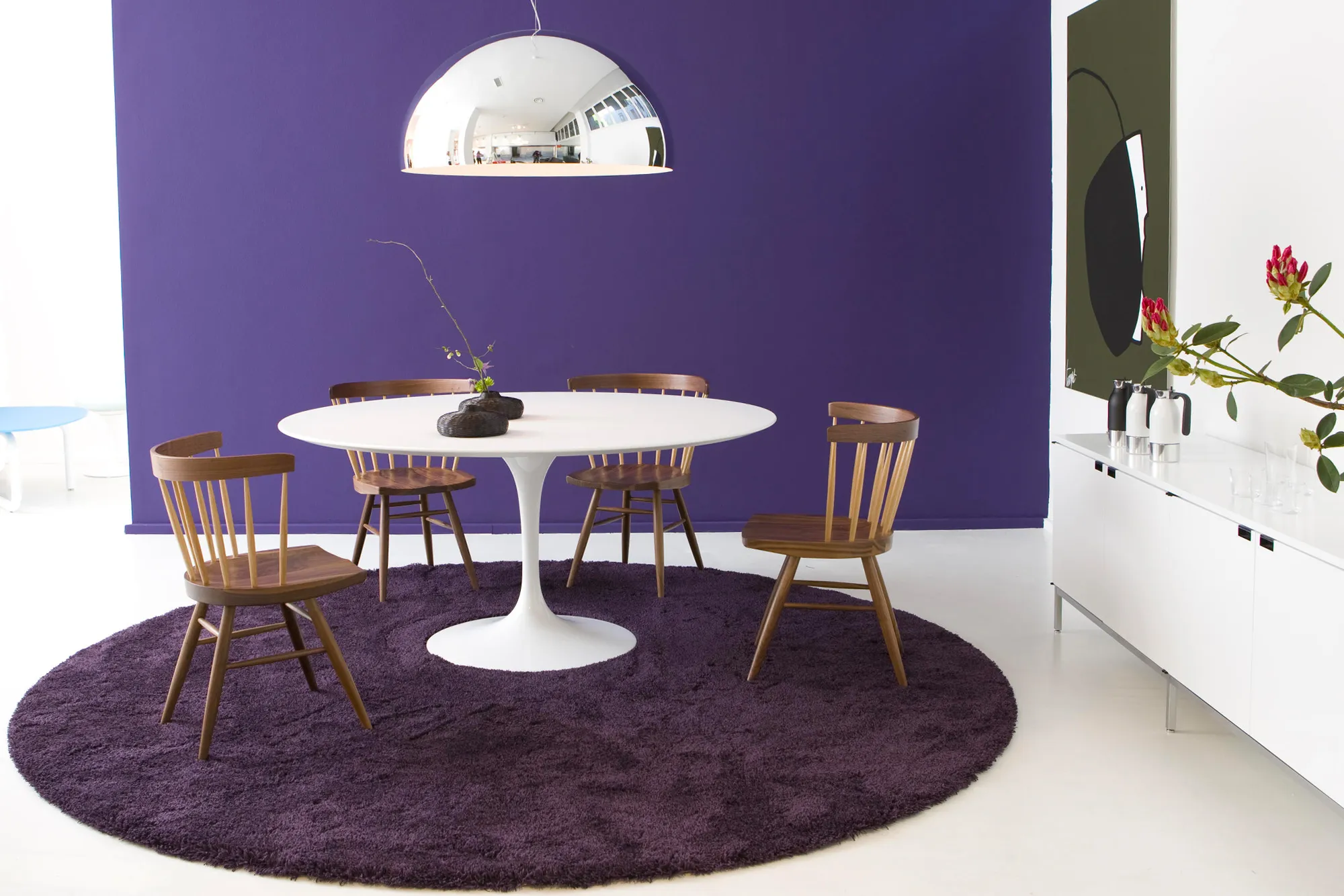 Saarinen Round spisebord Ø 120 cm White - 2