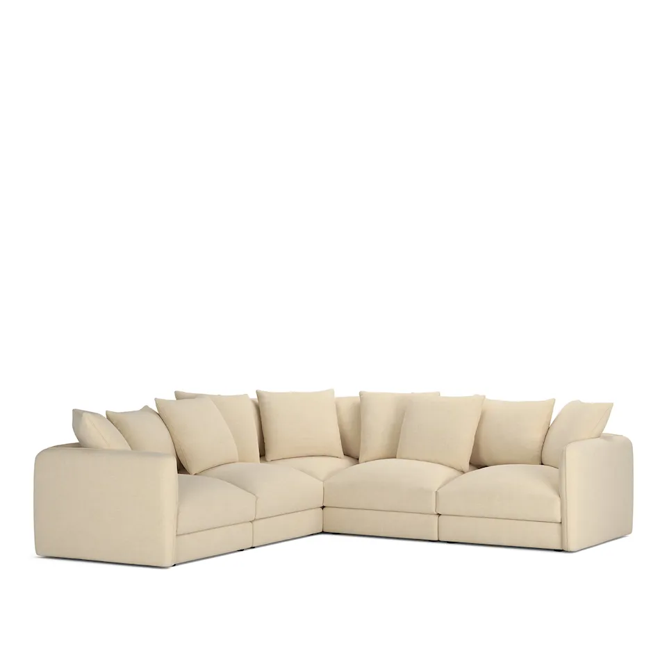 Pavarotti 5-Seater Corner Sienna 101 Fixed Upholstery