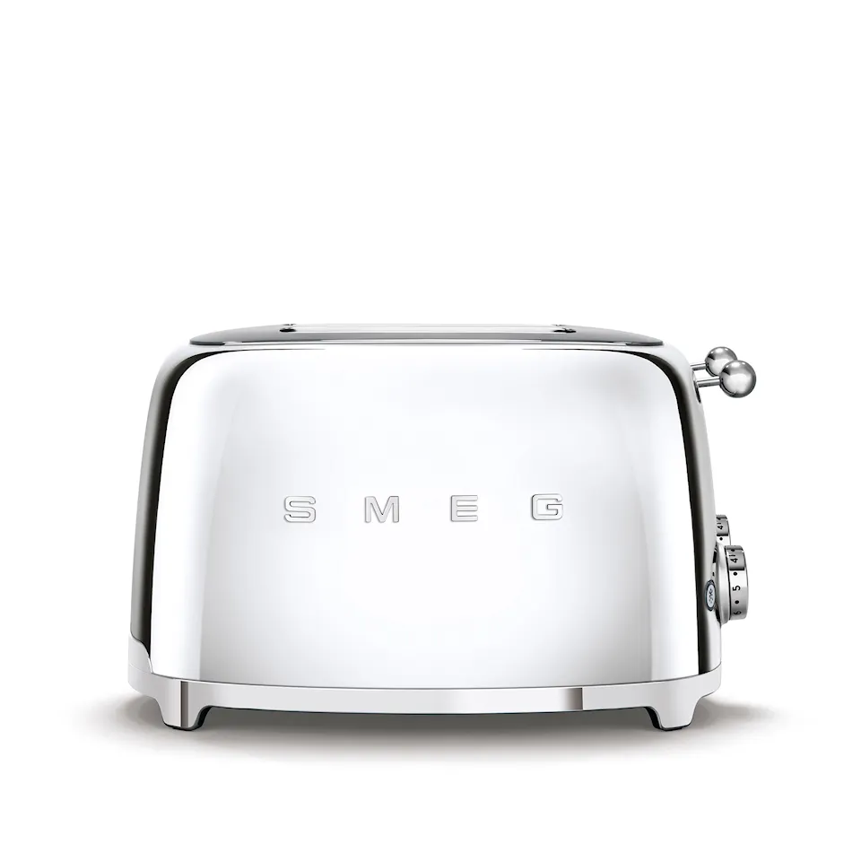 Smeg 4 Slot Toaster Chrome