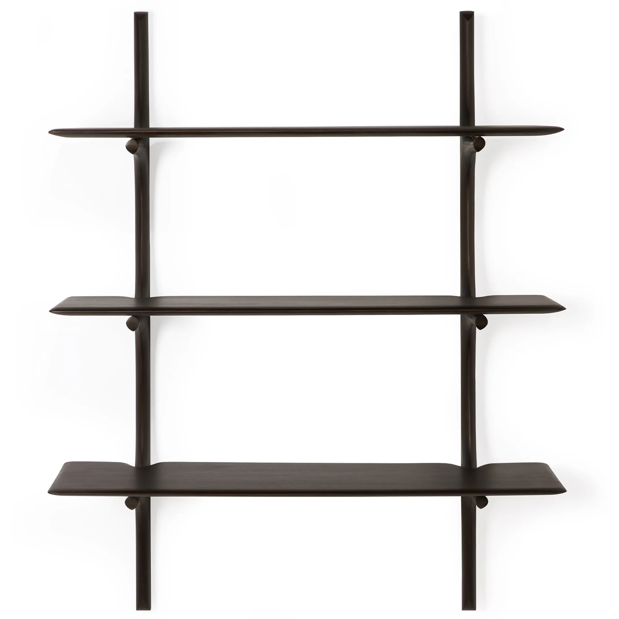PI Wall Shelf Mahogany Dark Brown - 1