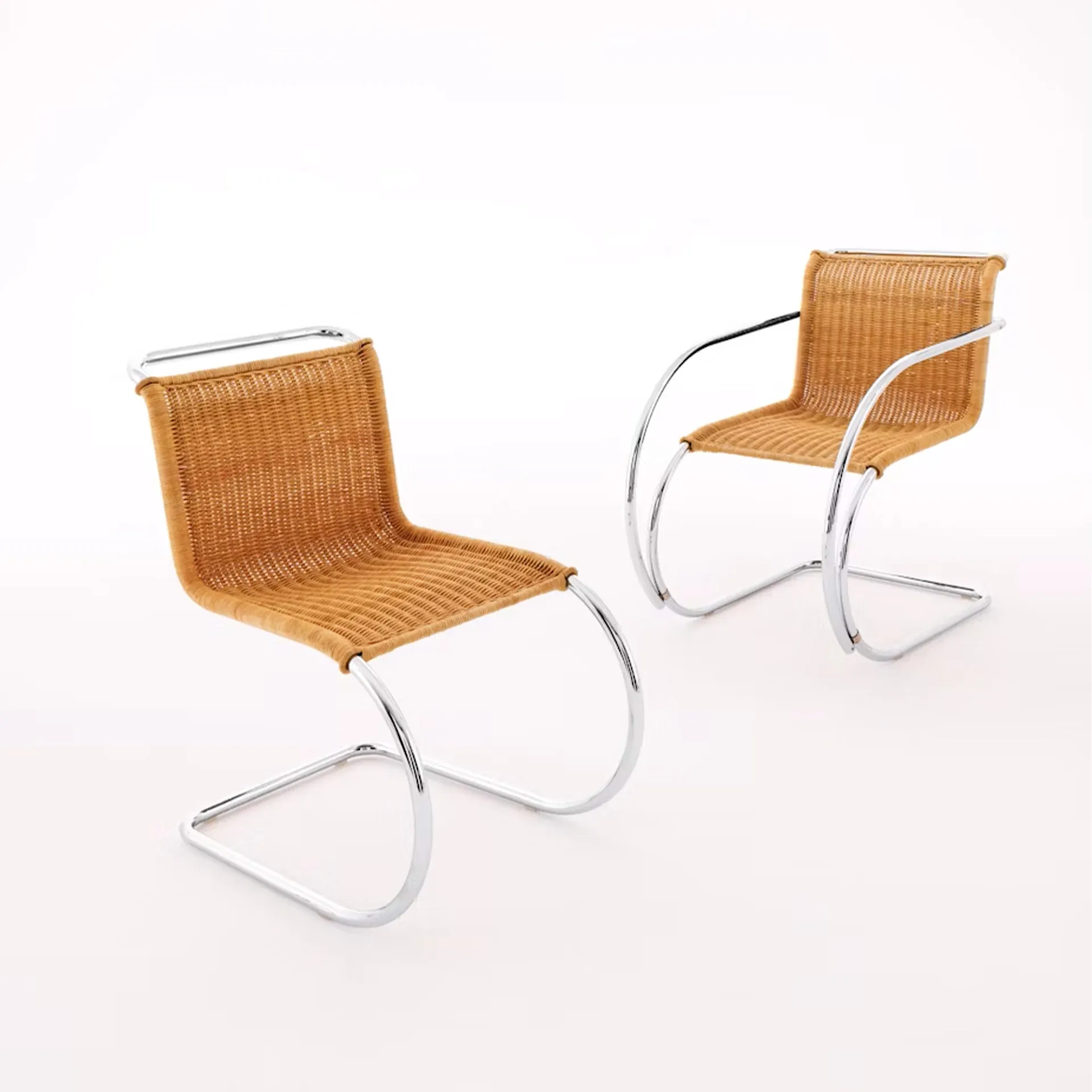 MR Side Chair Rattan stol - Knoll - Ludwig Mies van der Rohe - NO GA